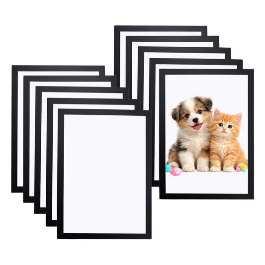 Magnetic Frames A4 Magnetic Photo Frames Self Adhesive Waterproof Clear Magnetic Sign Holder for Posters Certificates Documents Photos Artwork Notices Ads