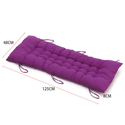 Thickened Recliner Cushion Beach Seat Cushion Office Sofa Chair Cushion Lunch Break Chair Cotton Cushion Rocking Chair Cushion 48*125*8cm