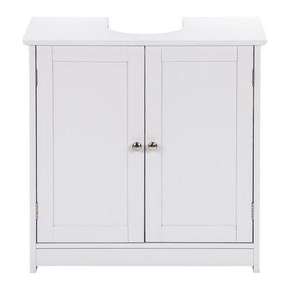 Taylor & Brown Under Sink Bathroom Cabinet Storage Cupboard Organiser Free Standing Wooden Sink Storage Unit Basin with Shelf