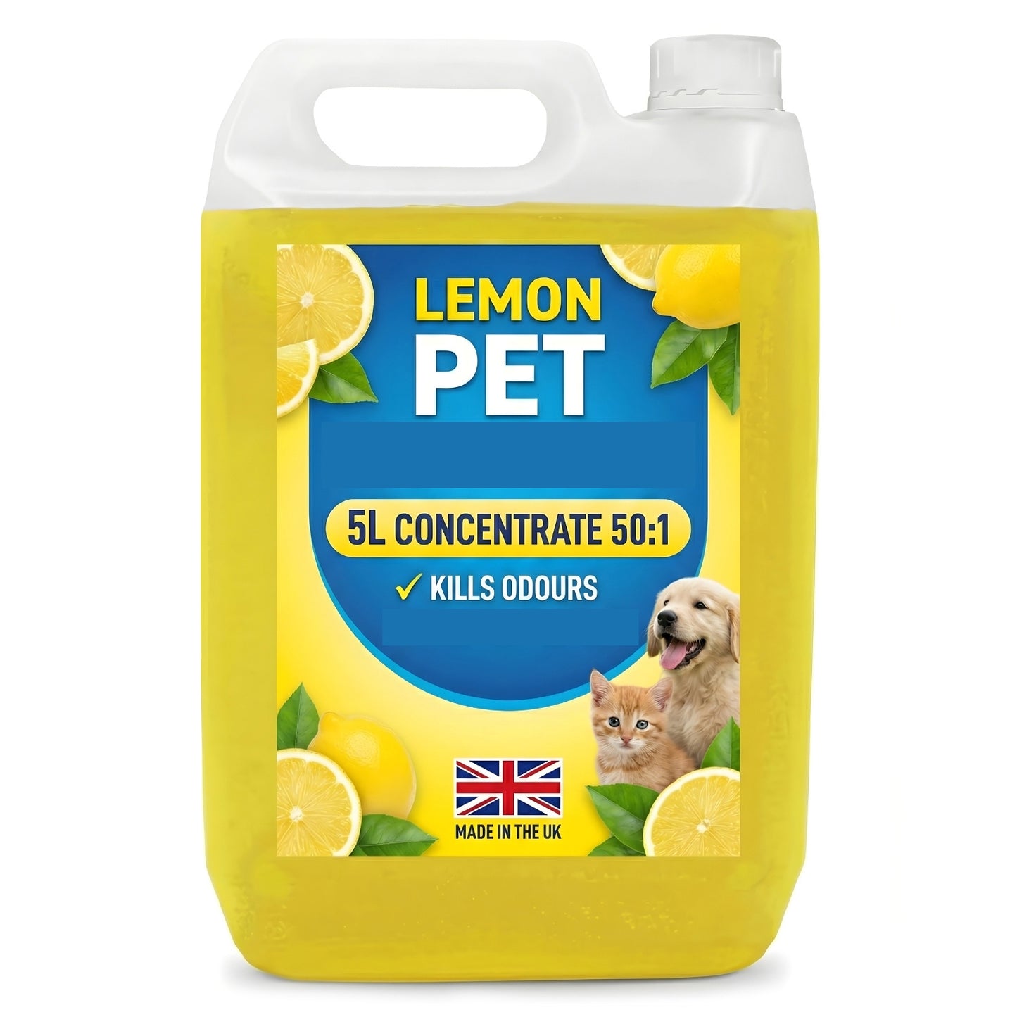 Lemon Powerful Concentrated Cleaner Breaks Down Unwanted Odours & Smells (5 Litre)