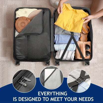 5-Piece ABS Hard Shell Luggage Set with Spinner Wheels – 12 16 20 24 28 Inch Suitcase Set, Lightweight Telescopic Handle, 5 Colours | Free UK Delivery