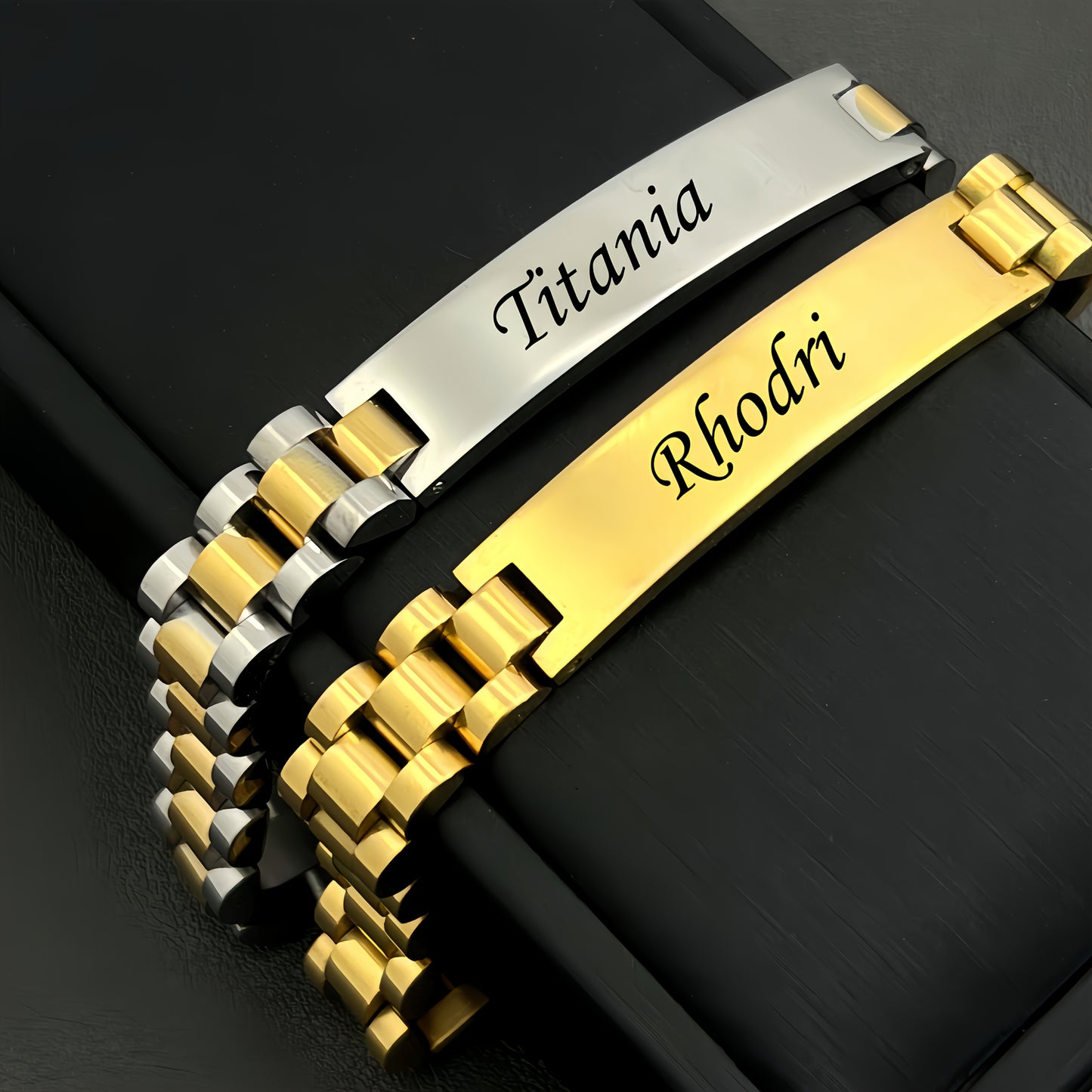 [Bangle Bracelet] Men's Classic Fashion Bangle bangle bracelet, Customizable Text Letter Date Bangle bangle bracelet, Stainless Steel Wide Version Suitable for Casual Decoration Father's Day Gift Valentine's Day Gift, Christmas Gift