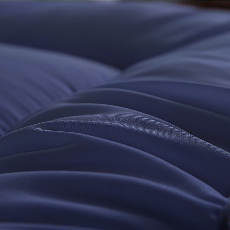 Hotel Quality Mattress Topper 10cm Deep 1200GSM Hollowfibre Overfilled Quilted Bed Pad with Elastic Corner Straps, Anti-Slip Topper for Single, Small Double, Double, King & Super King UK Beds