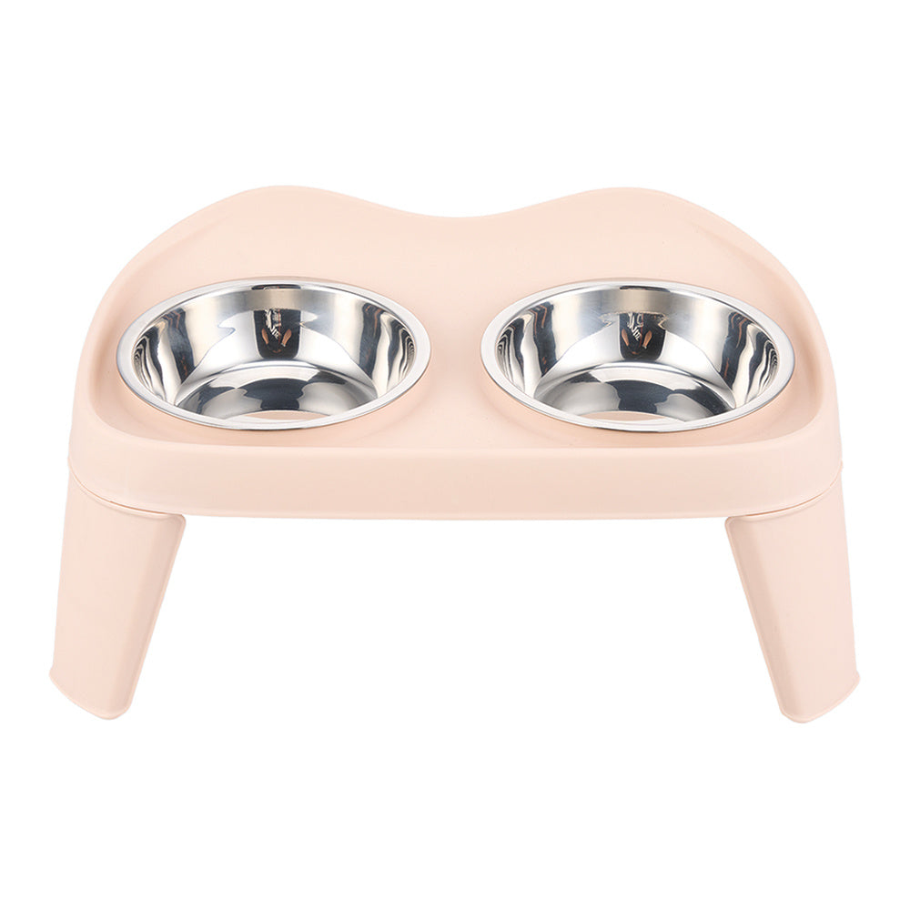 Dog Bowls with Stand, Adjustable Raised Dog Bowl for Large Dogs, Dog Feeding Station with 2 Stainless Steel Dog Bowls, Non-Slip elevated dog bowls