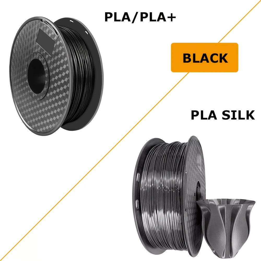 1pc 1kg PLA+ Filament Compatible for Most FDM 3D Printers - Low Warping, Adhesion, Smooth Printing with - Spool, Suitable for FDM 3D Printer - PLA+ Plastic Material, Ideal for Hobbyists &