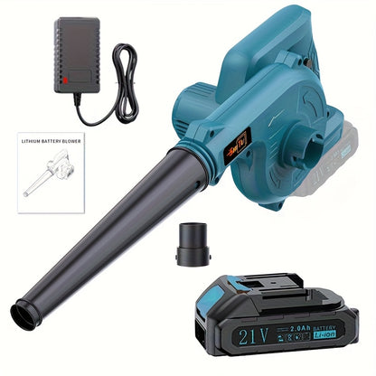 2025 Portable Wireless Leaf Hair Dryer, Hair Dryer, Equipped with Battery And Charger, Battery Powered, Compact Handheld Vacuum Cleaner, Efficient And Easy, Powerful Helper for Maintaining Lawns And Removing Fallen Leaves in The Courtyard