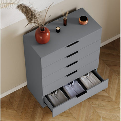 Vida Designs Trega 5 Drawer Chest Of Drawers Space-Saving Storage Smooth Glide Drawers Bedroom Furniture
