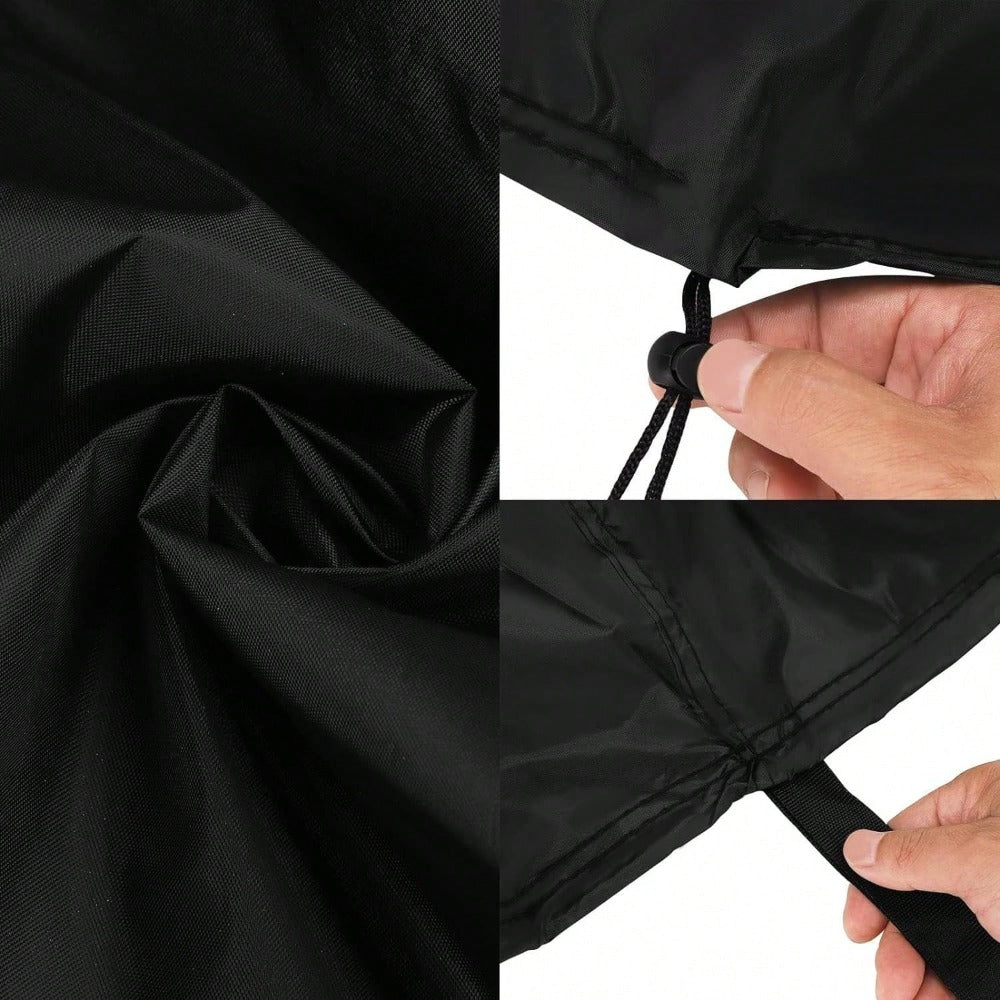 3 Seater Garden Swing Cover Heavy Duty Garden Swing Hammock Cover with Drawstring Proof Swing Seat Cover Furniture Protective Cover for All Weather Protection 220x170x145cm