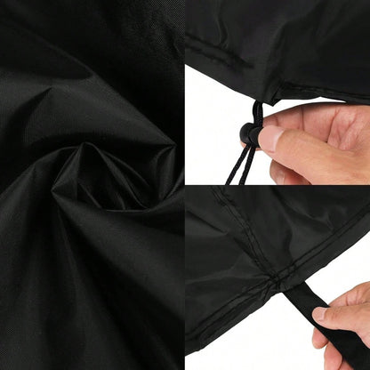 3 Seater Garden Swing Cover Heavy Duty Garden Swing Hammock Cover with Drawstring Proof Swing Seat Cover Furniture Protective Cover for All Weather Protection 220x170x145cm