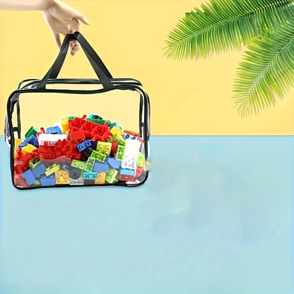 5pcs Stylish Storage Bag| Durable Multi-Purpose Organizer with Sturdy Zipper and Handle, Ideal for Travel, Clothes- Perfect Gift for Mother's Day, Shelf Baskets