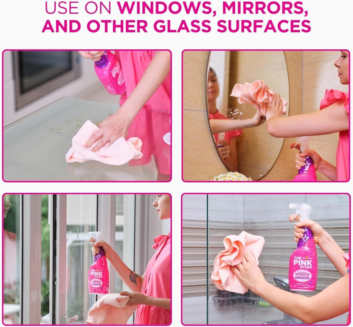 The Pink Stuff Household Cleaning Bundle – Nine Pieces