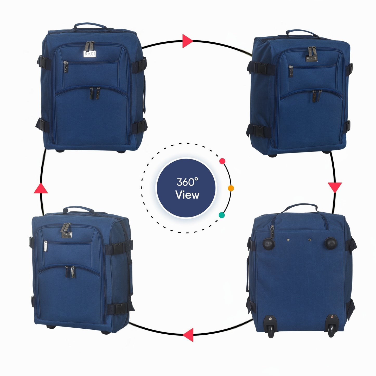 Ryanair Carry On Hand Luggage Suitcase Lightweight Travel Cabin Approved Trolley Bag with Wheels Suit Case Hand Luggage