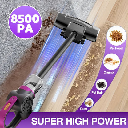 Cordless Stick Vacuum Cleaner 4-in-1 8500Pa 150W Lightweight Handheld Hoover with High-Speed Motor – Vacuuming, Mopping, Sweeping for Home, Carpet, Hard Floor & Office