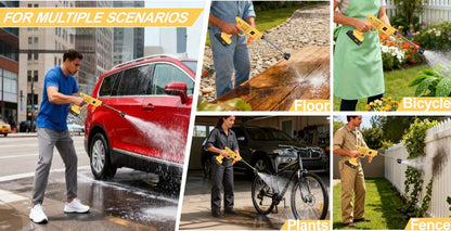The New 2025 Wireless High-pressure Water Gun Will Be Equipped with a Battery Powered Wireless Cleaning Machine, a Rechargeable Battery and Charging Kit, a Portable High-pressure Cleaning Machine, Suitable for Outdoor Vehicle Cleaning and Watering.