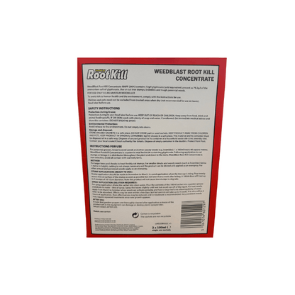Root Kill Concentrated Weedkiller Extra Strong 3x100ml Sachets