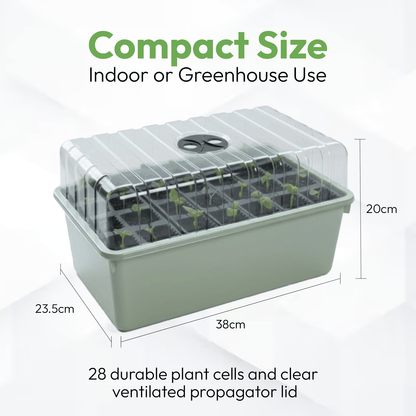 28 Cell Deep Rootrainer Propagator Garland Deep Root Success Kit Reusable Deep cell Root trainers Plug Plant Seed Root Tray Trainer Propagator Deep root success Kit Deep root seed starting trays 12cm Deep
