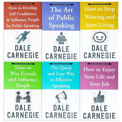 Dale Carnegie Personal Development 6 Book Collection: Master Public Speaking, Confidence, Leadership, Success, Communication, Habits, and Motivation