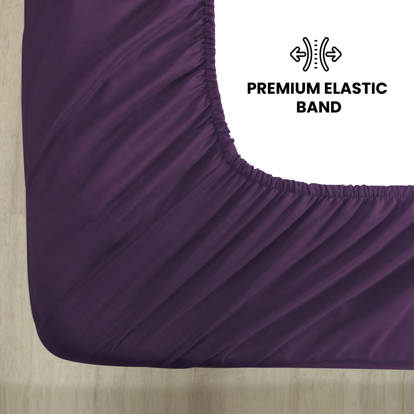Waterproof Fitted Bed Sheet Deep Pocket Mattress Protector Cover | Soft Breathable Noiseless Fitted Sheet for Bedroom, Hotel & Home | Machine Washable Elastic Bed Cover Fits Up to 30cm Mattress