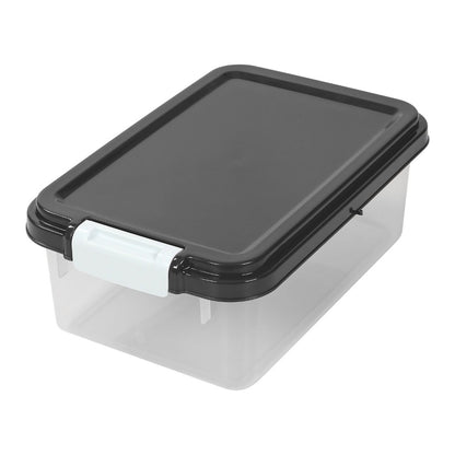 Taylor & Brown 3-Piece 50L Airtight Pet Food Storage Container Set – 37.5L + 13L Stackable Bins with Scoop, Wheels & Snap-Lock Lids, Rodent-Proof, Translucent, for Dog, Cat & Bird Food