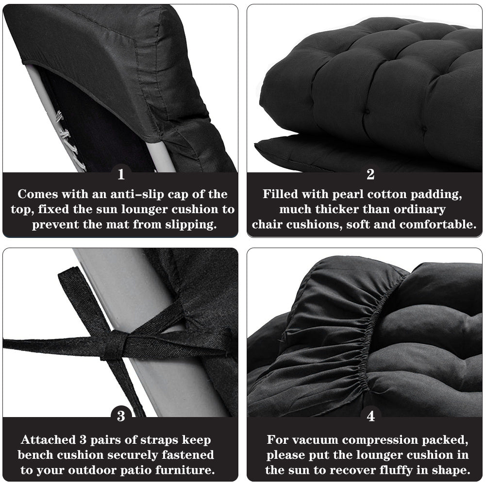 tufted recliner chair cushion - product view 25