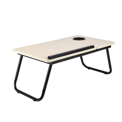 Foldable Laptop Desk Bed Tray with Adjustable Tilting Board – Portable Sofa Bed Table, Breakfast Tray, Writing & Reading Desk for Home Office