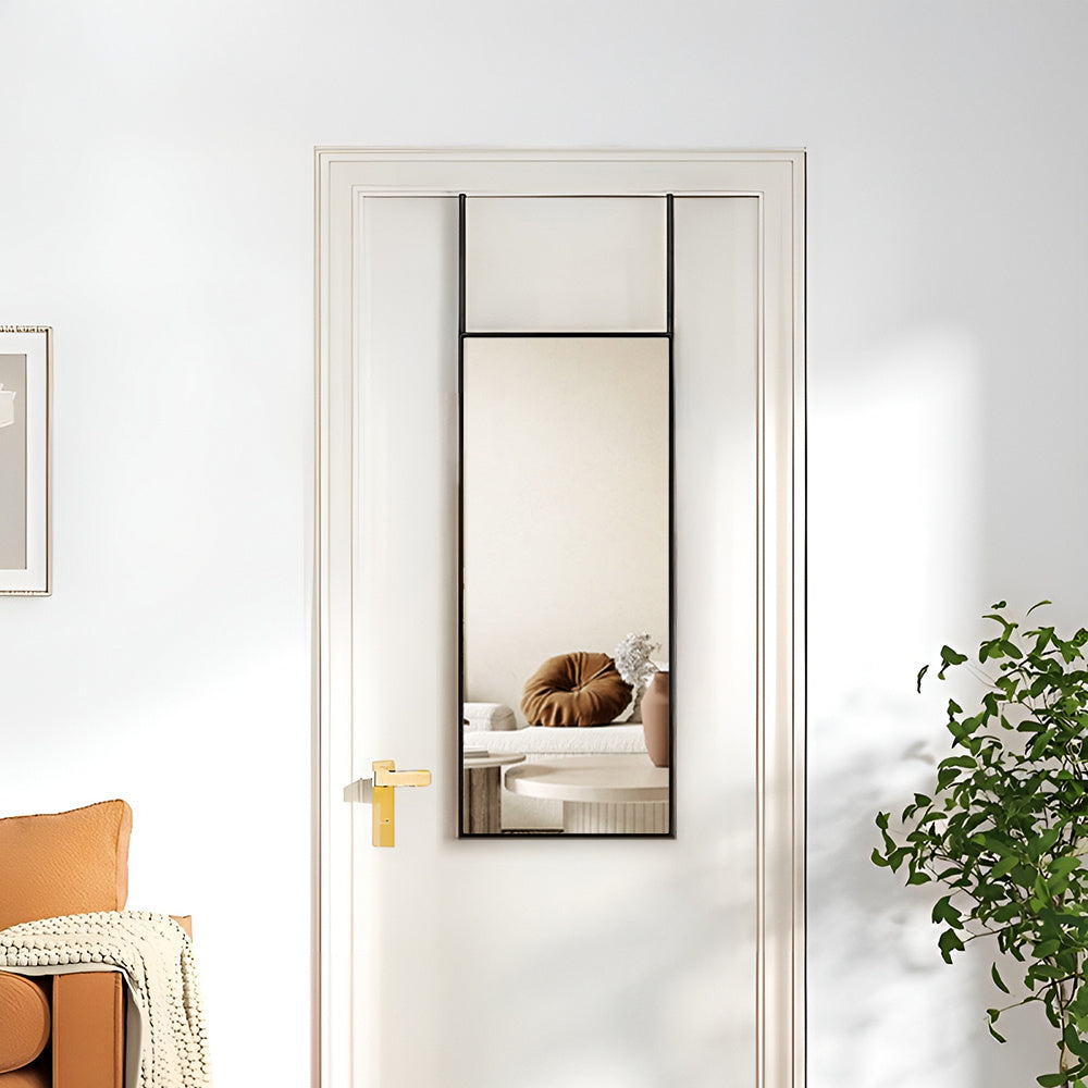 78cm Long Mirror Full Length Over Door Hanging Mirror Wall Bedroom Dressing Room Glass Mirror Half Full Body Mirror
