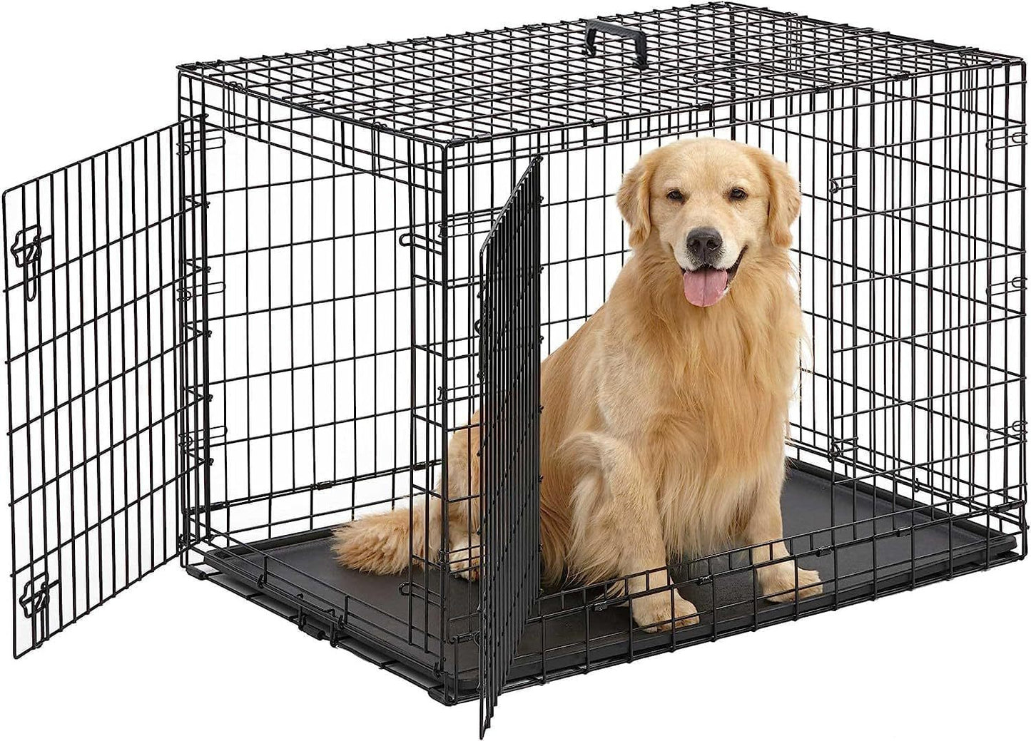 Dog Cage Puppy Training Crate Small Medium Large XL XXL Metal Cages Pet Carrier 20inch 24 inch 30 inch 36 inch 42 inch 48 inch
