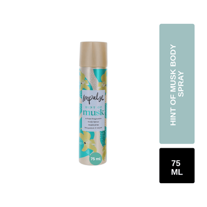 Pack of - 3 Impulse Hint of Musk Body Spray 75ml