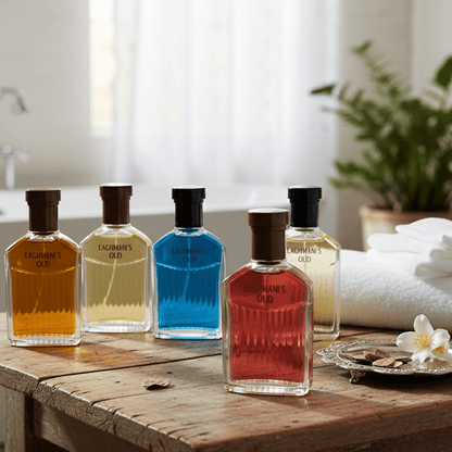 Gentleman Exclusive Edition, Oud Perfumes For Men Giftset 5x100ml EDT | Blue, Black, White, Brown, Red Men's OUD Fresh Woody Cologne Enhances Mature Charm | Rich Deep, Masculine Long Lasting Perfume For Men with Oud, Woody Scent | Arabian Inspired Aromati