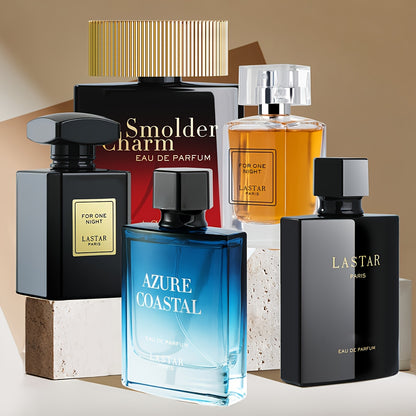[Week Perfume Set] Men's Perfume Cologne Gift Box, 1 Bottle, 100ml/55ml/50ml, Amber Sandalwood, Cover Up Odor Of Sweat, Contract Different Fragrance Experience for A Week, Feel Surprise Romantic Charm, Best Gift for Christmas Birthday Party Travel