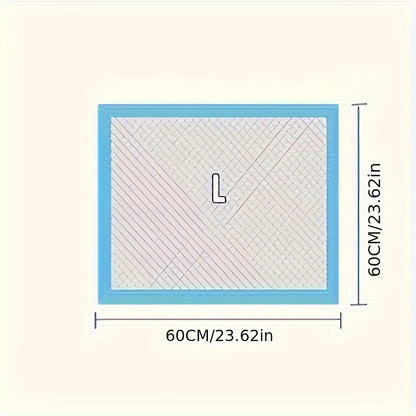 100pcs of Large Absorbent Training Pads for Dogs, Measuring 45X60Cm, 60X60Cm, And 60X90Cm, Designed for Heavy-Duty Use on The Floor As Toilet Mats