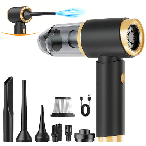 Portable Cordless Vacuum Cleaner, Mini Handheld Wireless Lightweight Air Duster Blower, Wet Dry Use Low Noise, Powerful Mutilfunctional Vacuum Cleaner for Car, Home, Kitchen, Pet Hair Cleaning