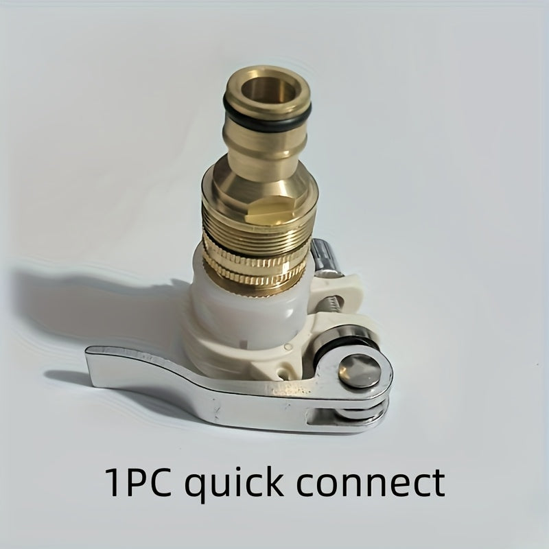 3-in-1 Brass Faucet Adapter Set - Garden Quick Connect Hose Fittings, Multi-functional Hose Converter Kit, Universal Hose Fixtures, Garden Irrigation Hose Accessories
