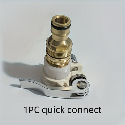 3-in-1 Brass Faucet Adapter Set - Garden Quick Connect Hose Fittings, Multi-functional Hose Converter Kit, Universal Hose Fixtures, Garden Irrigation Hose Accessories