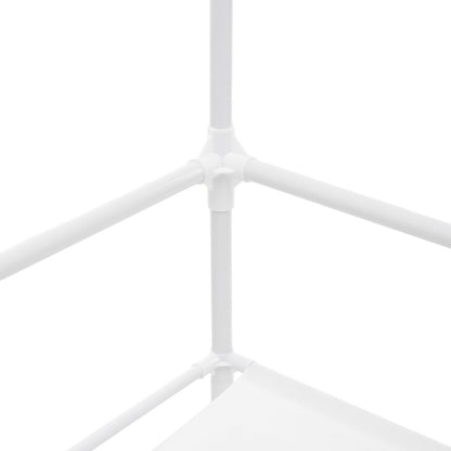 Metal Clothing Rail Rack, Multi Fucntional Coat Hat Stand With Shoe Rack Non Woven Fabric Shelves, Entryway Hall Tree with Bench and Shoe Storage Clothes Rack Hanging Rail Coat Hanger Home Freestanding Coat Rack Hanging Clothes Rack for Clothes, Coats, Sk