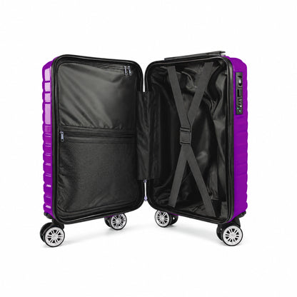 Direct Luggage Underseat Cabin Case 40 x 25 x 20 cm RyanAir Approved Size with Combination Lock and Detachable 360° Wheels T-HC-US-1627