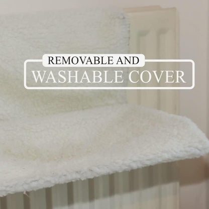 Cat Radiator Bed Warm Fleece Hammock with Washable Cover – Hanging Radiator Bed for Indoor Cats & Kittens, Fits Most Radiators, 46x30x25cm