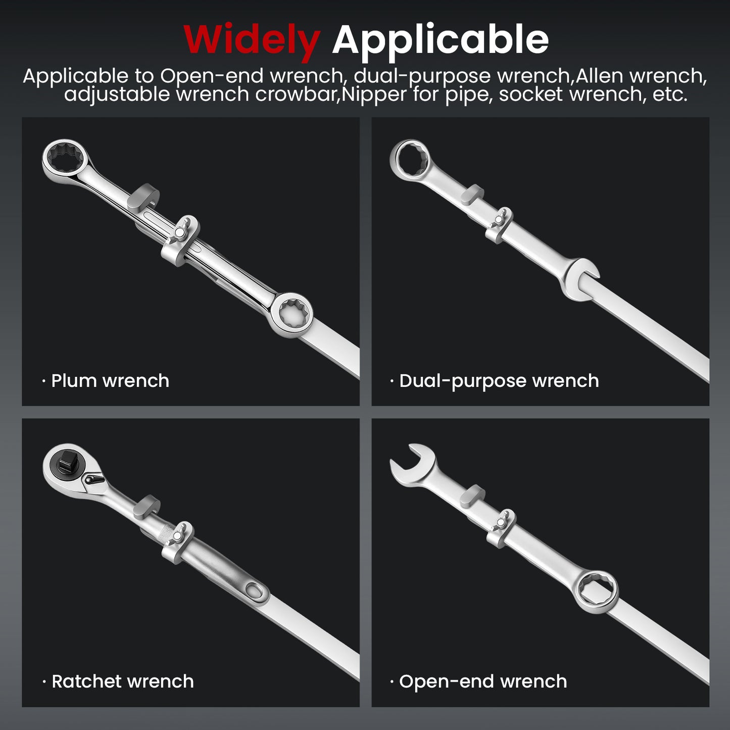 Heavy-Duty Wrench Extender Bar,Premium Metal Splitting Bar Tube, Ergonomic Wrench Handle Extension