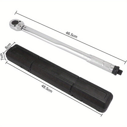 1/2-Inch Drive Torque Wrench Set, 28-210 Nm Dual-Direction Adjustable, Precision Tool for Automotive and Mechanical Use