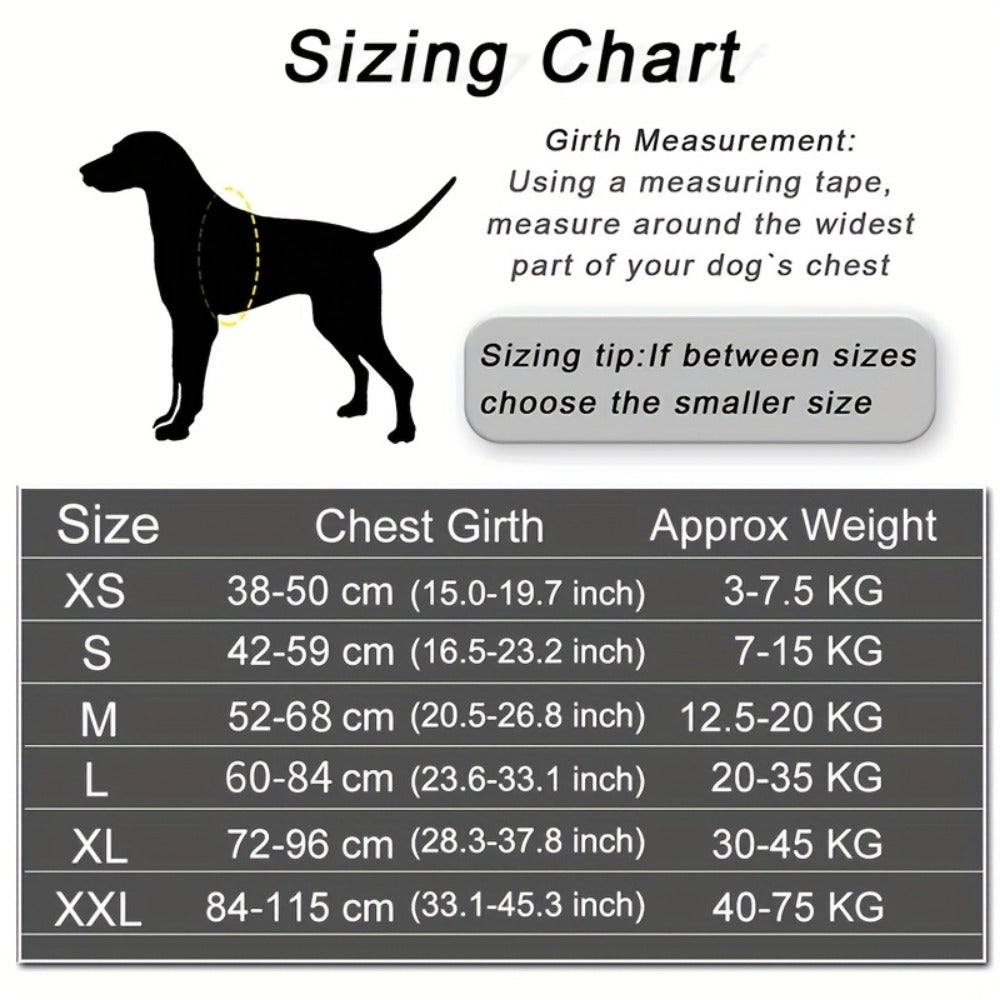 Adjustable Reflective Dog Harness Nylon Vest – Striped Design with D-Ring Leash Attachment & Eat Play Love Patch, No-Pull Walking Harness for Small & Large Dogs