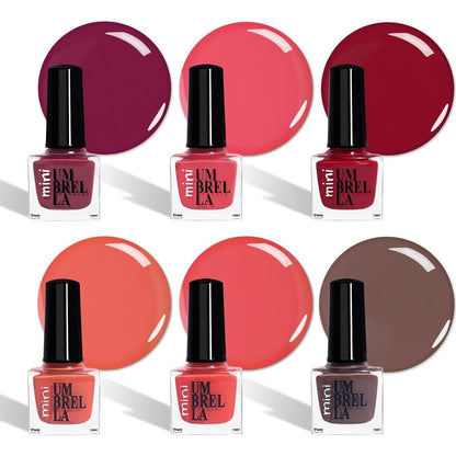 24 x Nail Polish Set - 24 Different Colours, 5 ml Glossy, Pastel, Glitter, Matte & Metallic Finish ( Set B )