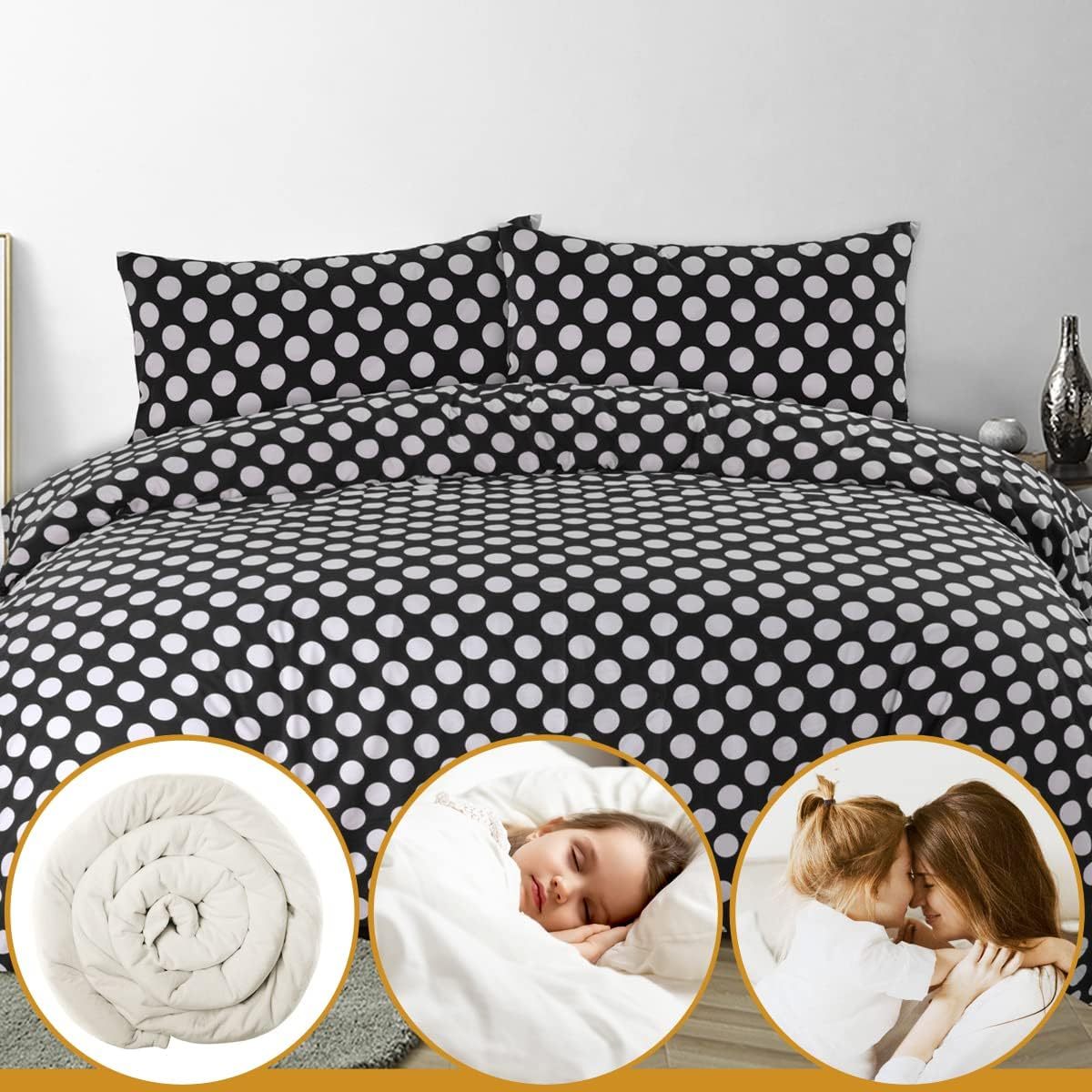 NIYS Bedding Duvet Cover Set in Single, Double and King Size with pillow cases