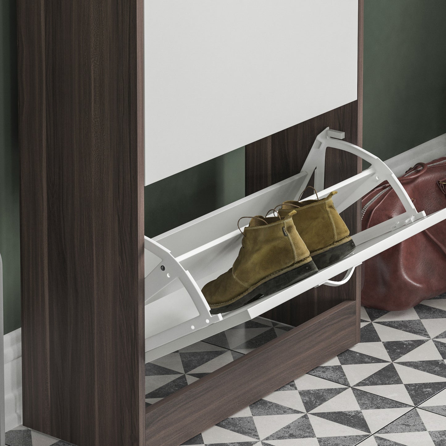 Vida Designs 3 Drawer Shoe Cabinet Shoe Rack Hallway Shoe Storage Cupboard
