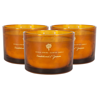 Nicola Spring Scented Candle - 130g/350g - Natural Soy Wax Candles Relaxing Fragrance Gift Set Aromatherapy Candle