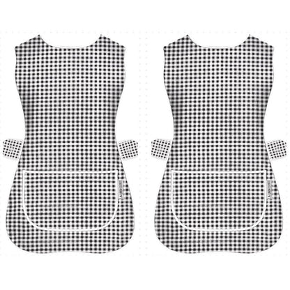 Pack of 2 Tabard Apron | Aprons for Men, Women, and Ladies | Professional Cooking Aprons with 2 Pockets | Adjustable Kitchen Apron for Baking, BBQ, Grilling, Gardening, Crafting, Cleaning, Painting, Barista, Restaurant Work | Cute & Stylish Gift Apron for