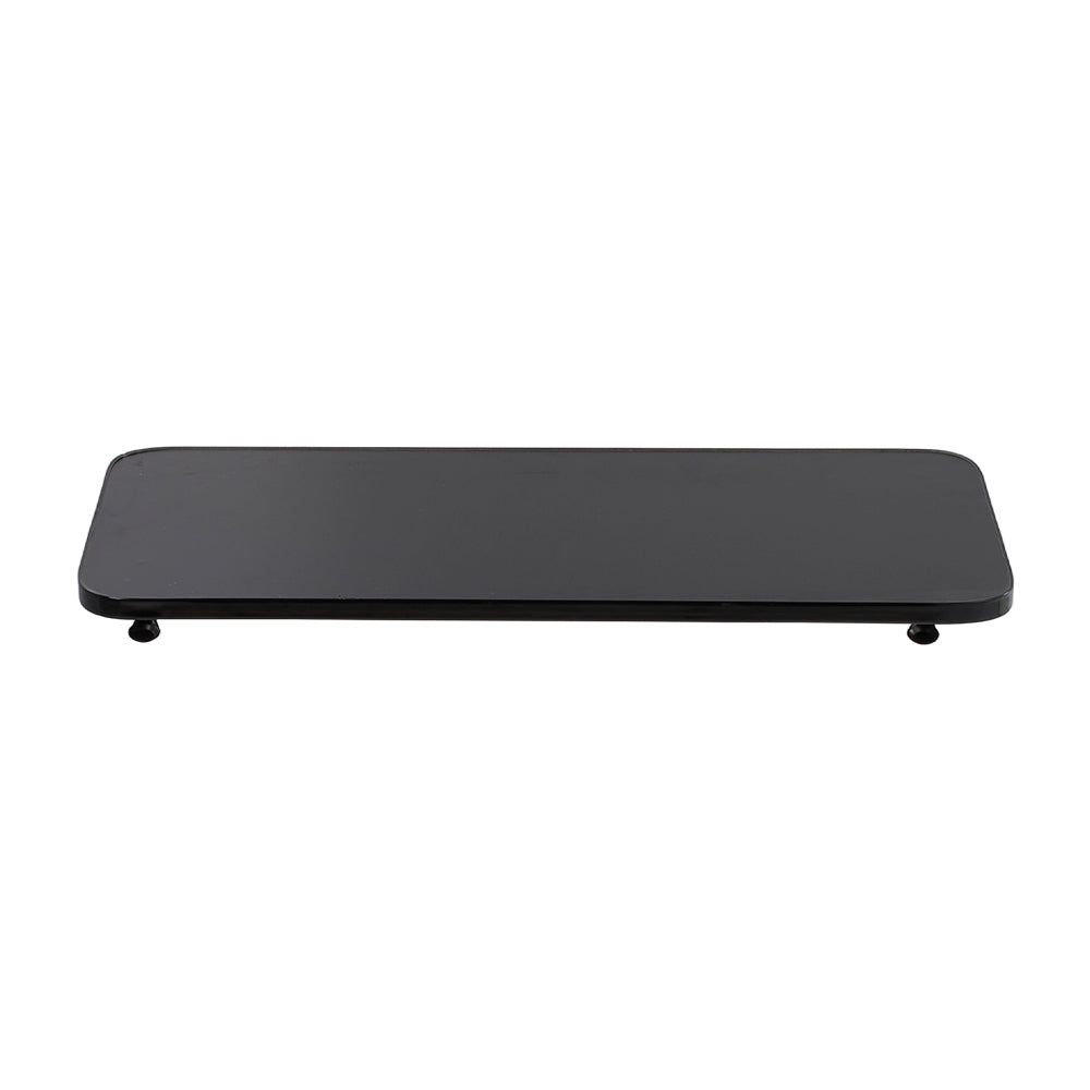 Wall Mounted Folding Desk Space-Saving Foldable Laptop Study Table Metal Frame - Home Office Wall Desk Black White 3 Sizes