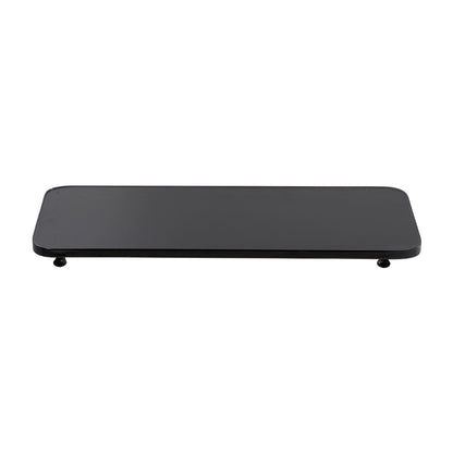 Folding Wall-Mounted Laptop Desk, Space-Saving Study and Reading Table, Metal Iron Frame Design, Durable and Sturdy Wall Desk for Home or Office, Black/White, 52x24cm / 65x24cm / 75x24cm
