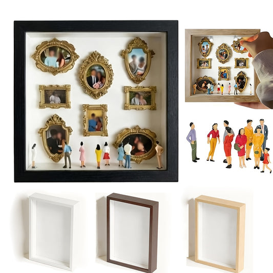 Hot Mini Vintage Picture Frames Golden vintage Photography Decor Christmas Wall Photo Frames for Photography Decor Wall