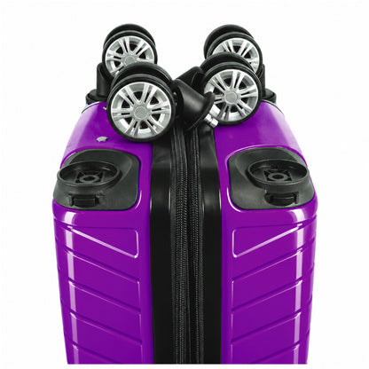 Direct Luggage Underseat Cabin Case 40 x 25 x 20 cm RyanAir Approved Size with Combination Lock and Detachable 360° Wheels T-HC-US-1627