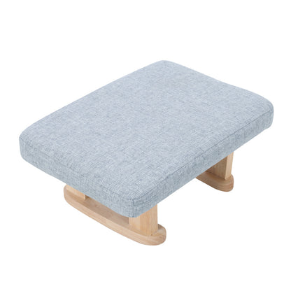 Small Linen Padded Stool Sofa Side Footstool Footrest Hallway Shoe Stool Living Room Bedroom Stool Seat